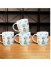 Cup Cake Print Mug Set (4ps) With Gift Box 350ml (12oz)